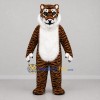 Custom Brown and White Tiger Mascot Costume Adult Full Body Suit for Zoo Events
