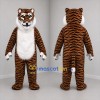 Custom Brown and White Tiger Mascot Costume Adult Full Body Suit for Zoo Events