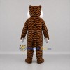 Custom Brown and White Tiger Mascot Costume Adult Full Body Suit for Zoo Events