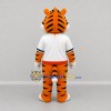 Custom Orange and White Tiger Mascot Costume Adult Full Body Suit for Sports Events