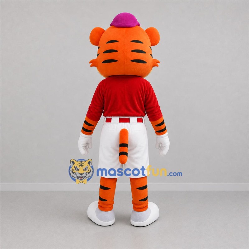 Custom Orange and Black Tiger Mascot Costume Adult Full Body Suit for Summer Events