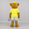 Custom Brown and Yellow Beach Bear Mascot Costume Adult Full Body Suit for Summer Events