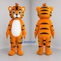 Custom Orange and White Tiger Mascot Costume Adult Full Body Suit for Zoo Events
