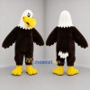 Custom Brown and White Bald Eagle Mascot Costume Adult Full Body Suit for Wildlife Events