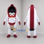 Custom Red and White Sneaker Mascot Costume Adult Full Body Suit for Retail Promotions