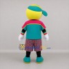 Custom Yellow and Teal Tennis Ball Mascot Costume Adult Full Body Suit for Tennis Events