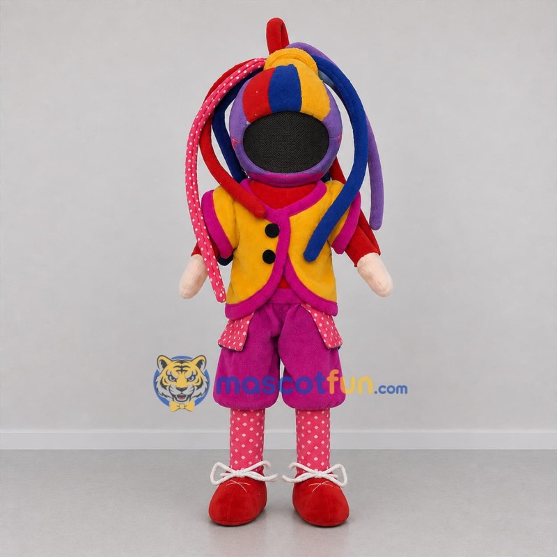 Custom Multicolor Rag Doll Mascot Costume Adult Full Body Suit for Children's Events