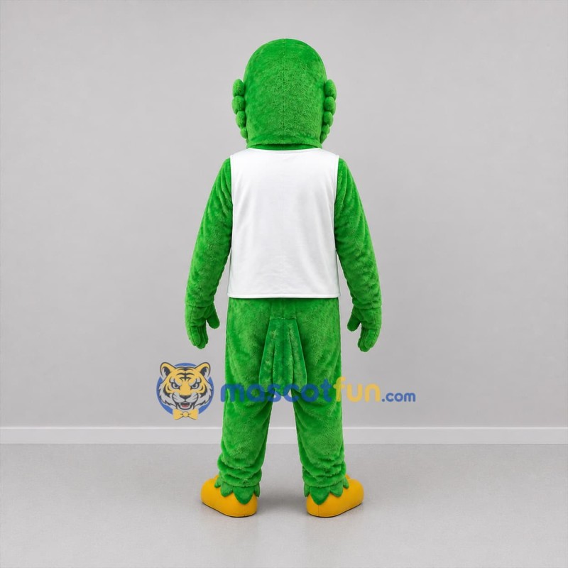Custom Green and Yellow Parrot Mascot Costume Adult Full Body Suit for Tropical Events