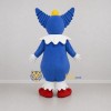 Custom Blue and Yellow Clown Mascot Costume Adult Full Body Suit for Carnival Events