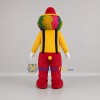 Custom Yellow and Red Clown Mascot Costume Adult Full Body Suit for Circus Events