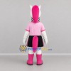 Custom White and Pink Horse Girl Mascot Costume Adult Full Body Suit for Children's Events