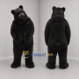 Custom Black Bear Mascot Costume Adult Full Body Suit for Wildlife Events