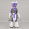 Custom Gray White and Purple Cat Mascot Costume Adult Full Body Suit for Costume Parties