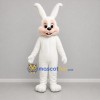 Custom White Rabbit Mascot Costume Adult Full Body Suit for Easter Events