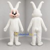 Custom White Rabbit Mascot Costume Adult Full Body Suit for Easter Events