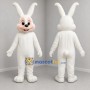 Custom White Rabbit Mascot Costume Adult Full Body Suit for Easter Events