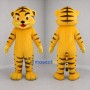 Custom Yellow and Brown Tiger Mascot Costume Adult Full Body Suit for Zoo Events