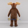 Custom Brown Moose Mascot Costume Adult Full Body Suit for Nature Events