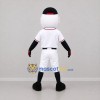 Custom White and Black Baseball Mascot Costume Adult Full Body Suit for Baseball Games