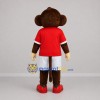 Custom Brown and Red Monkey Mascot Costume Adult Full Body Suit for Sports Events