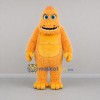Custom Orange Furry Monster Mascot Costume Adult Full Body Suit for Halloween Events