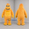 Custom Orange Furry Monster Mascot Costume Adult Full Body Suit for Halloween Events