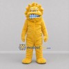 Custom Yellow Furry Monster Mascot Costume Adult Full Body Suit for Halloween Events