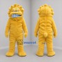 Custom Yellow Furry Monster Mascot Costume Adult Full Body Suit for Halloween Events