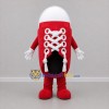 Custom Red and White Sneaker Mascot Costume Adult Full Body Suit for Retail Promotions