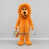 Custom Orange Lion Mascot Costume Adult Full Body Suit for Zoo Events