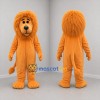 Custom Orange Lion Mascot Costume Adult Full Body Suit for Zoo Events