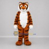 Custom Orange Black and White Tiger Mascot Costume Adult Full Body Suit for Wildlife Events