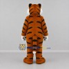 Custom Orange Black and White Tiger Mascot Costume Adult Full Body Suit for Wildlife Events