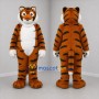 Custom Orange Black and White Tiger Mascot Costume Adult Full Body Suit for Wildlife Events