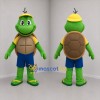 Custom Green and Brown Turtle Mascot Costume Adult Full Body Suit for Summer Events