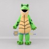 Custom Green and Tan Turtle Mascot Costume Adult Full Body Suit for Educational Events