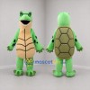 Custom Green and Tan Turtle Mascot Costume Adult Full Body Suit for Educational Events