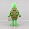Custom Green and Tan Turtle Mascot Costume Adult Full Body Suit for Educational Events