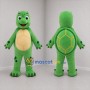Custom Green and Yellow Turtle Mascot Costume Adult Full Body Suit for Nature Events