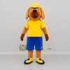 Custom Brown and Yellow Dog Mascot Costume Adult Full Body Suit for Summer Events