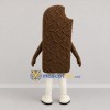 Custom Brown Chocolate Ice Cream Bar Mascot Costume Adult Full Body Suit for Food Promotions
