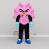 Custom Pink Waffle Heart Mascot Costume Adult Full Body Suit for Bakery Promotions