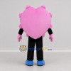 Custom Pink Heart Mascot Costume Adult Full Body Suit for Valentine's Day Events