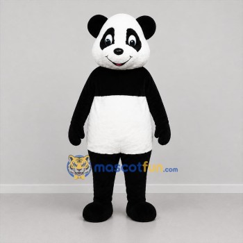 Custom Black and White Panda Mascot Costume Adult Full Body Suit for Zoo Events