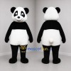 Custom Black and White Panda Mascot Costume Adult Full Body Suit for Zoo Events