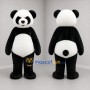 Custom Black and White Panda Mascot Costume Adult Full Body Suit for Wildlife Events