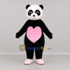 Custom Black White and Pink Panda Mascot Costume Adult Full Body Suit for Valentine's Day Events