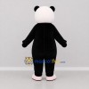 Custom Black White and Pink Panda Mascot Costume Adult Full Body Suit for Valentine's Day Events