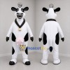 Custom Black and White Cow Mascot Costume Adult Full Body Suit for Farm Events