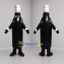 Custom Black and Silver Bottle Mascot Costume Adult Full Body Suit for Retail Promotions